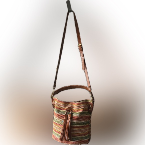 Patricia Nash 10th Anniversary crossbody bucket bag - Picture 2 of 15